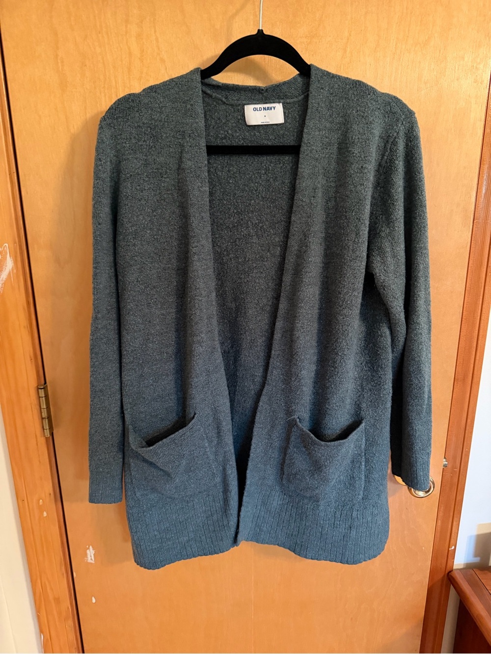 Old Navy Women's Open-Front Cardigan Sweater in GREEN